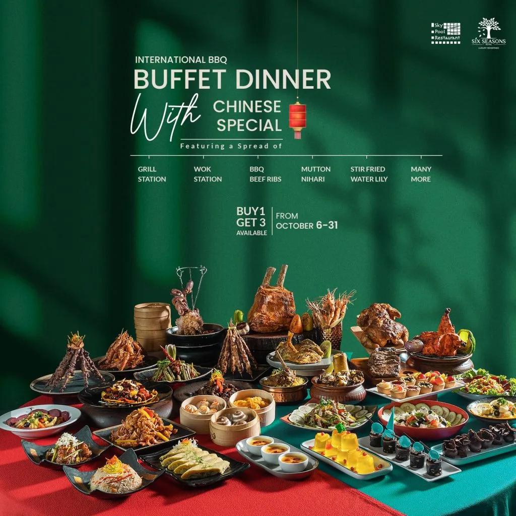 BBQ Buffet Dinner – CHINESE SPECIAL! at Six Seasons Hotel's Sky Pool